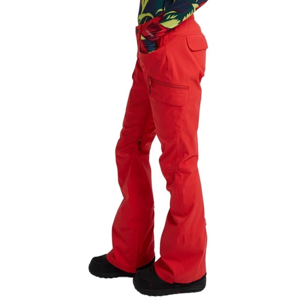 Burton Gloria Tomato Red Ski Snowboard Pants - Picture 3 of 9